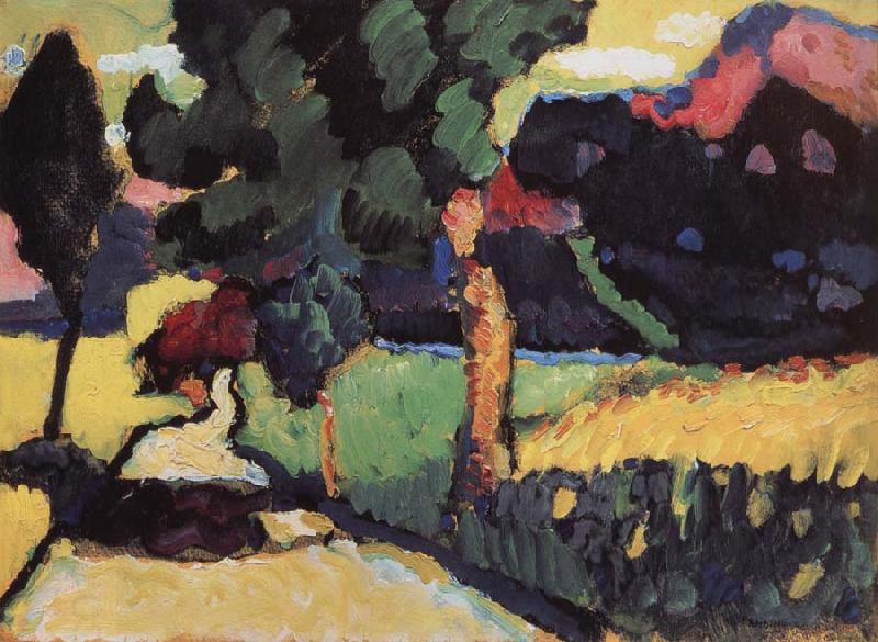 Wassily Kandinsky Nyari tajkep China oil painting art